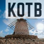 Historic Stone Windmill in Las Palmas Spain