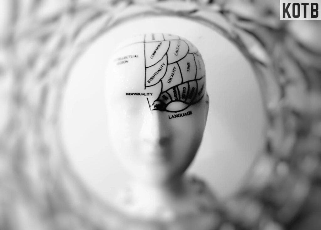 Photo of Head Bust Print Artwork