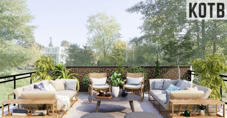 white and brown living room set